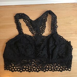 Black Aerie Racerback Bralette